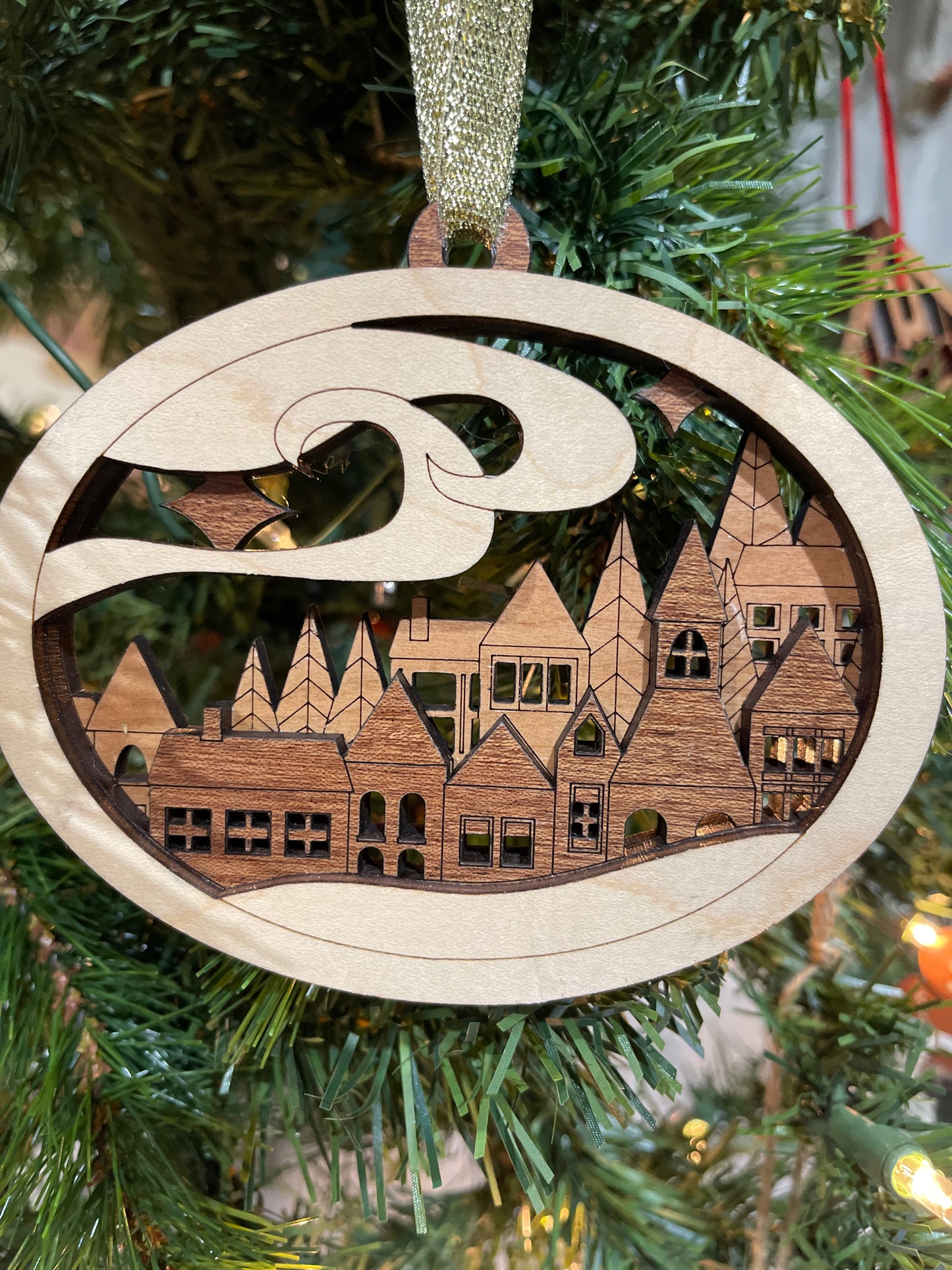 Bavarian Village Ornament