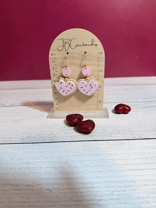 Valentine Cookie Earrings