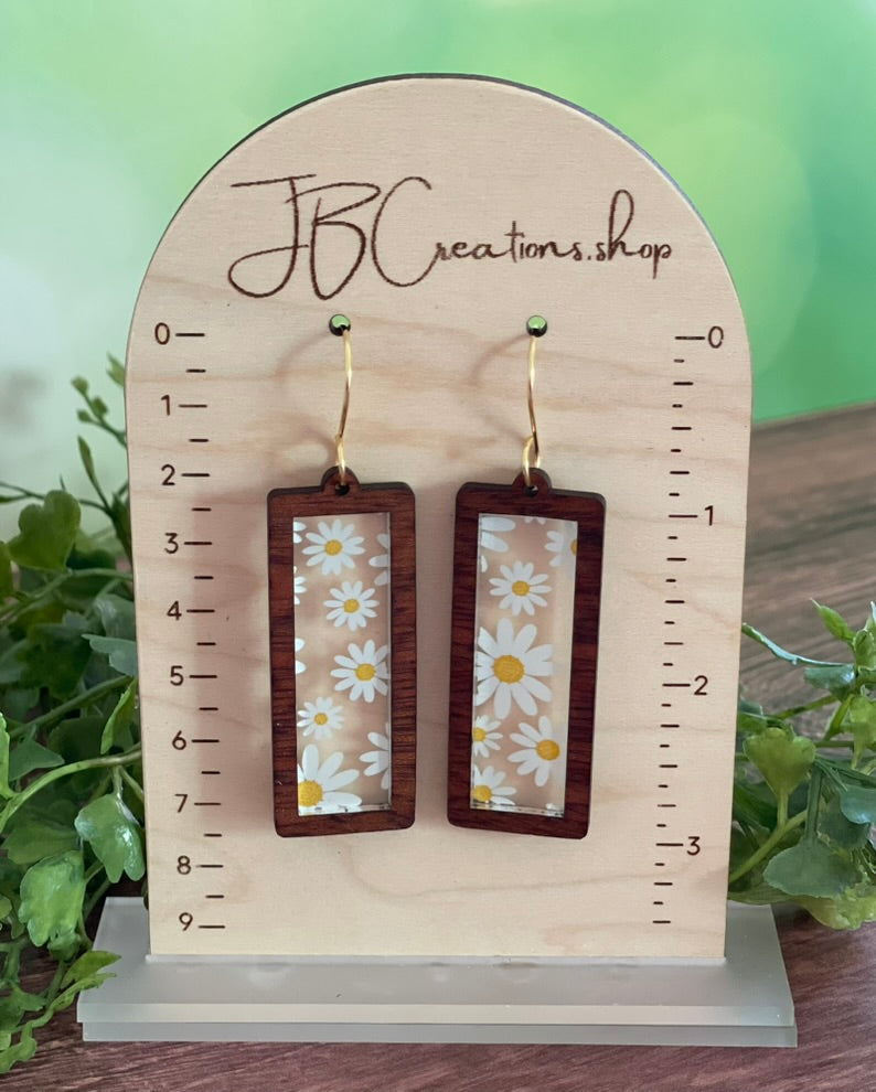 Daisy Inlay Earrings
