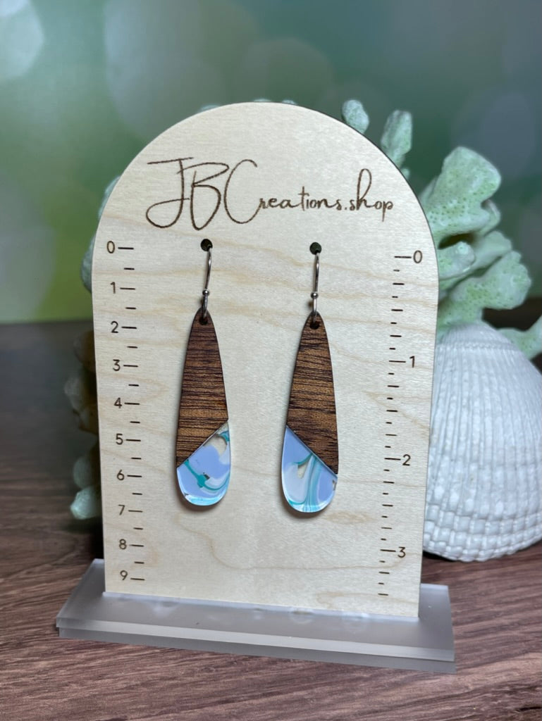 Teardrop Seafoam Earring