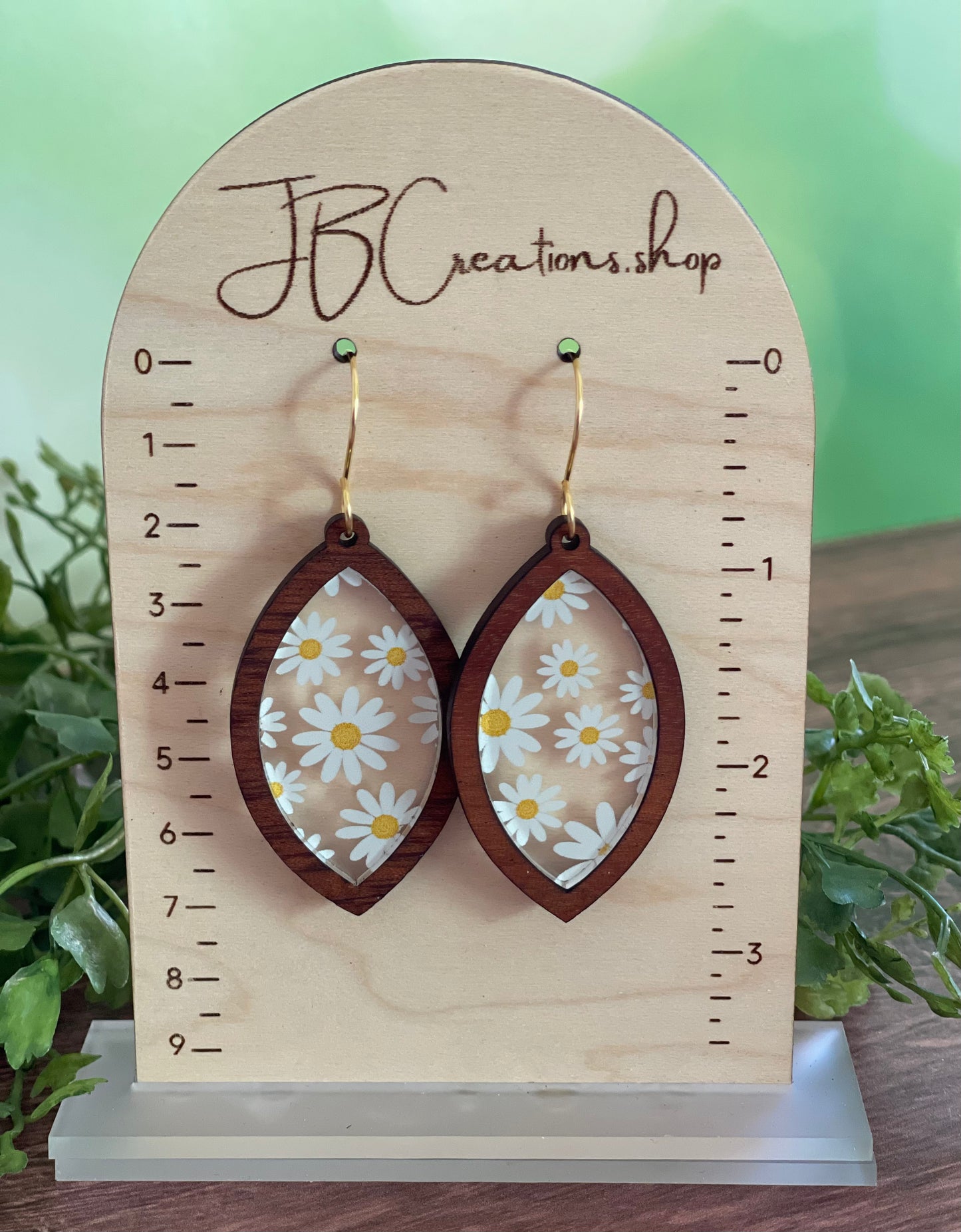 Daisy Inlay Earrings