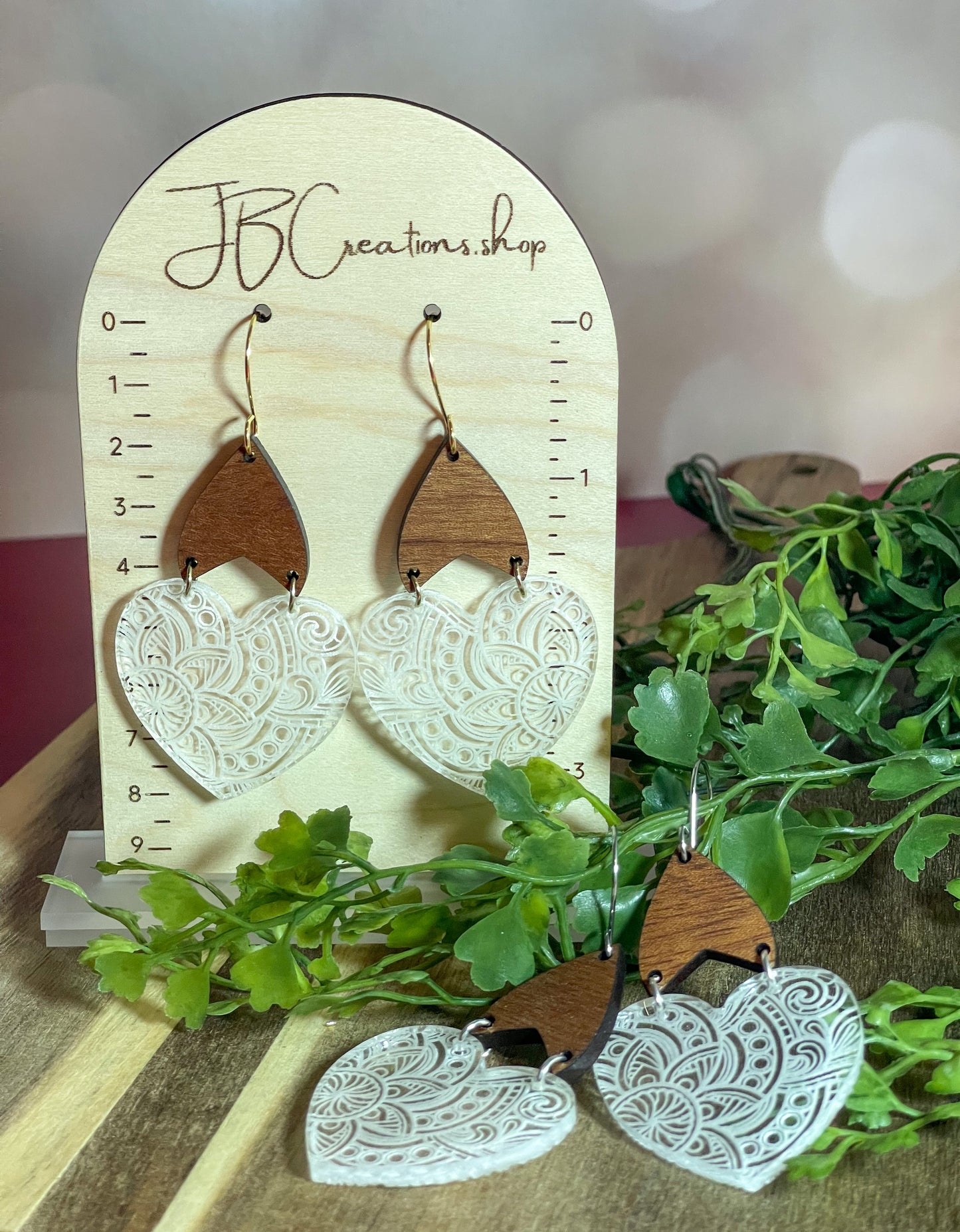 Heart Mandela Earrings