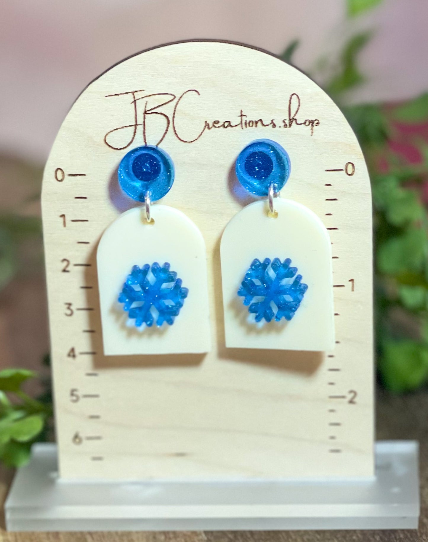 Snowflake Sparkle Post Earring