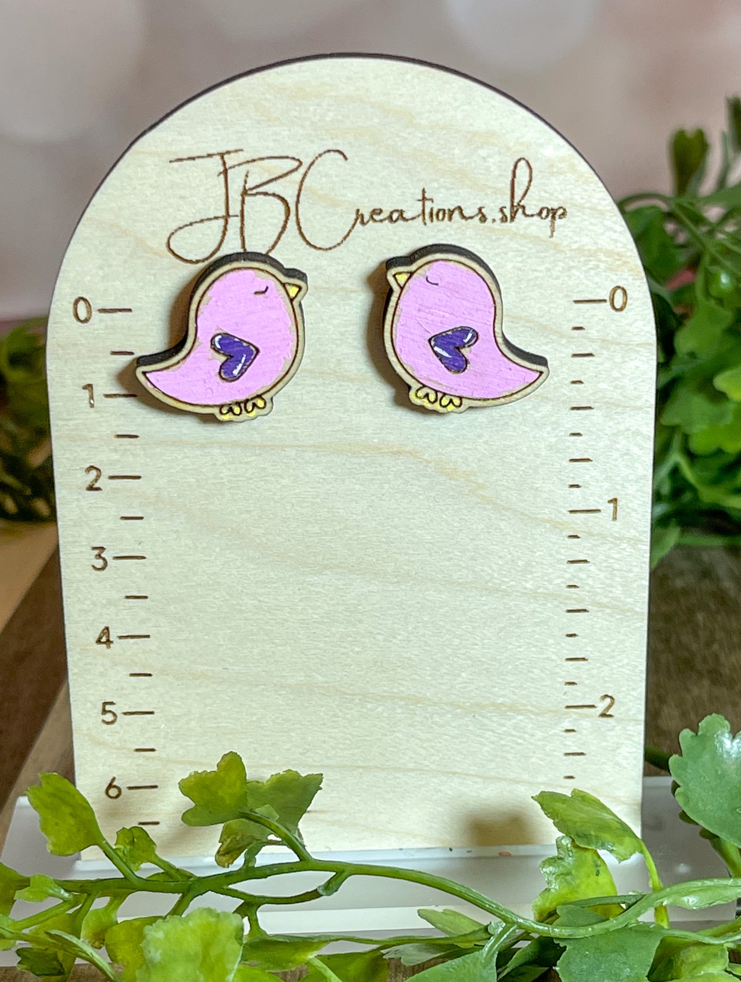 Love Bird Studs