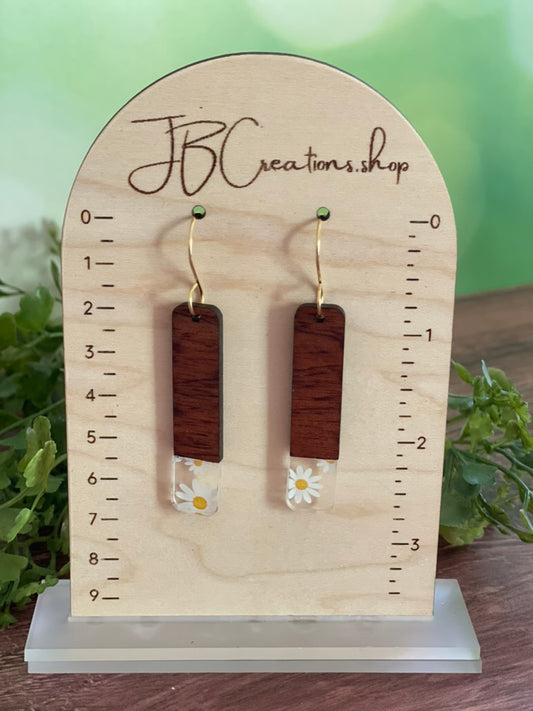 Daisy Bar Earrings