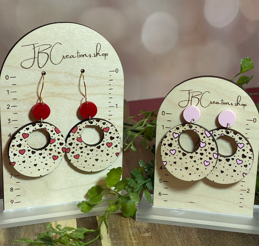 Heart Hoop Earrings